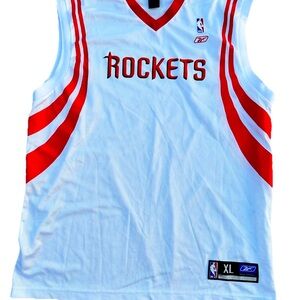 Vintage Reebok Houston Rockets Tracy McGrady Jersey Mens XL White NBA Stitched